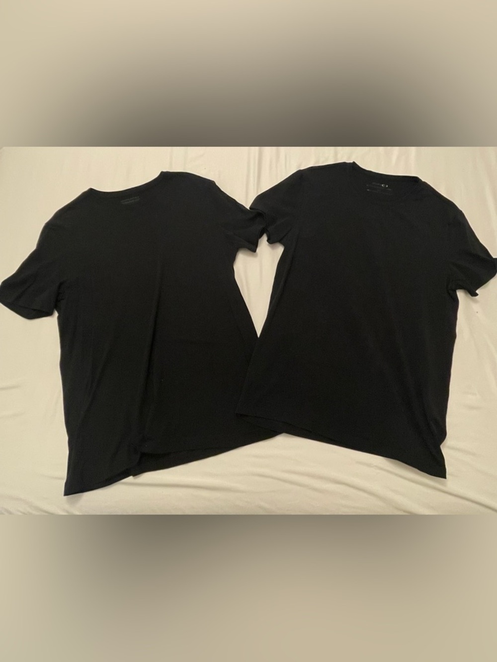 BANANA REPUBLIC Classic Black Crew Neck Tee Pair